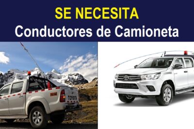 Conductores de Camioneta