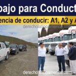 trabajo para conductores peruanos
