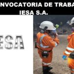 CONVOCATORIA DE TRABAJO PARA IESA S.A.