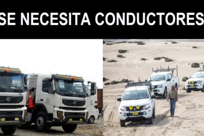 SE NECESITA CONDUCTORES