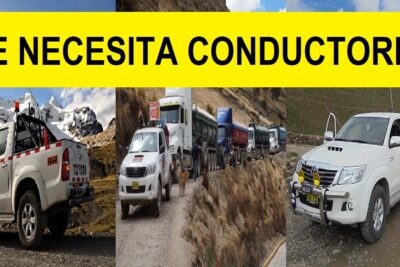 SE NECESITA CONDUCTORES