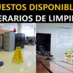 Se requiere operarios de Limpieza