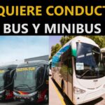 Se necesita conductores de Bus y Minibus