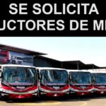 SE REQUIERE CONDUCTORES DE MINIBUS