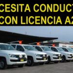 Se requiere conductores con licencia A2