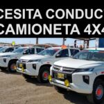 Se necesita Conductores para Camioneta 4X4