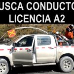 Se solicita conductores con licencia A2