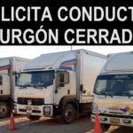 Se solicita chofer de furgón