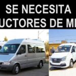 Se busca conductores de Minivan