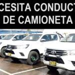 Se busca conductores de camioneta