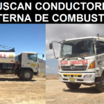 SE NECESITA CONDUCTORES DE CISTERNA DE COMBUSTIBLE