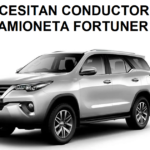 SE NECESITA CONDUCTOR DE CAMIONETA FORTUNER