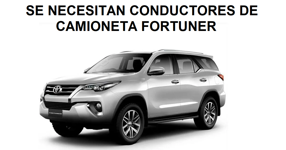 CONDUCTOR DE FORTUNER