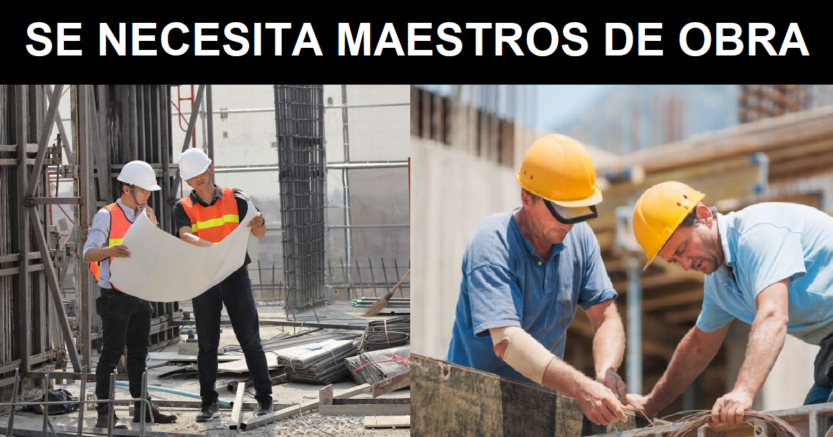 MAESTRO DE OBRA