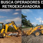 SE NECESITA OPERADORES DE RETROEXCAVADORA