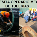 SE BUSCA OPERARIO MECANICO DE TUBERIAS