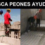 SE NECESITA PEONES AYUDANTES