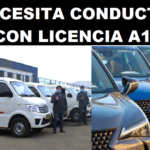 SE BUSCA CONDUCTORES CON LICENCIA A1