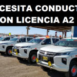 SE BUSCA CONDUCTORES CON LICENCIA A2