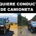 SE BUSCA CONDUCTORES DE CAMIONETA 4X4