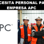SE NECESITA PERSONAL PARA LA EMPRESA APC
