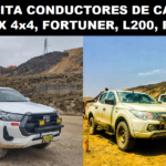 SE NECESITA CONDUCTORES DE CAMIONETA HILUX 4x4, FORTUNER, L200, RAV4