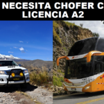 SE NECESITA CHOFERES CON LICENCIA A2