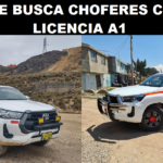 SE BUSCA CHOFERES CON LICENCIA A1
