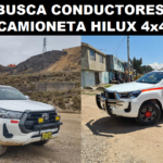 SE BUSCA CONDUCTORES DE CAMIONETA HILUX 4x4