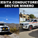 SE BUSCAN CONDUCTORES PARA SECTOR MINERO