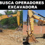 SE BUSCA OPERADORES DE EXCAVADORA