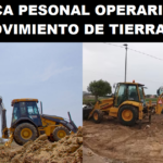 SE BUSCA PERSONAL PARA MOVIMIENTO DE TIERRAS