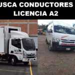 SE BUSCA CONDUCTORES CON LICENCIA A2