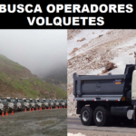 SE BUSCA OPERADORES DE VOLQUETES