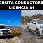 SE NECESITA CONDUCTORES CON LICENCIA A1