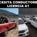 SE NECESITA CONDUCTORES CON LICENCIA A1