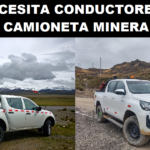 SE NECESITA CONDUCTORES DE CAMIONETA MINERA