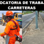 CONVOCATORIA DE TRABAJO EN CARRETERAS