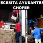 SE NECESITA AYUDANTES DE CHOFER