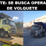 URGENTE: SE BUSCA OPERADORES DE VOLQUETE