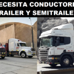 CONVOCATORIA DE TRABAJO PARA CONDUCTORES DE TRAILER Y SEMITRAILER