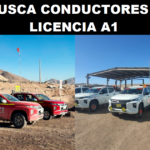 SE BUSCA CONDUCTORES CON LICENCIA A1