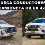 SE BUSCA CONDUCTORES DE CAMIONETA HILUX 4x4
