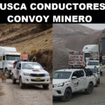 SE BUSCA CONDUCTORES DE CONVOY MINERO