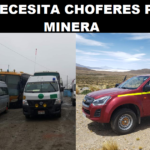 SE NECESITA CHOFERES PARA MINERA