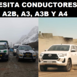SE NECESITA CONDUCTORES A1, A2, A2B, A3, A3B Y A4