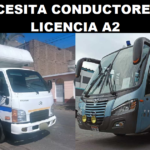 SE NECESITA CONDUCTORES CON LICENCIA A2
