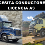 SE NECESITA CONDUCTORES CON LICENCIA A3