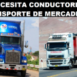 SE NECESITA CONDUCTORES DE TRANSPORTE DE MERCADERIA