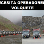 SE NECESITA OPERADORES DE VOLQUETE